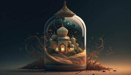 Arab Islamic Ramadan Kareem Background