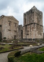 Fototapeta na wymiar Ruins of the medieval abbey of Abbazia del Goleto in Sant'Angelo dei Lombardi, Campania, Italy