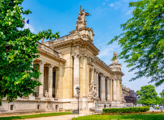 Obraz premium Great Palace (Grand Palais) building on Champs Elysees street in Paris, France