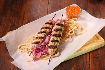 Lula chicken kebab
