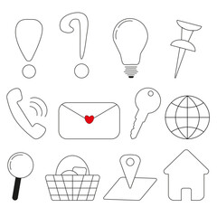 Business and management line icons set. Teamwork, human resources, meeting, partnership, meeting, work group, success. Management icon collection. Vector illustrator. Business people.