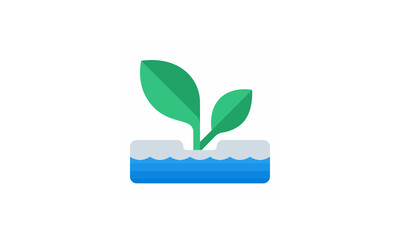 tree planting vector illustration colorful flat design eps8