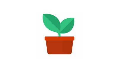 tree planting vector illustration colorful flat design eps8