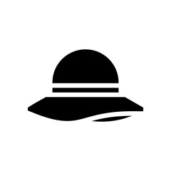 Pamela hat glyph icon