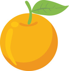 Orange fruit cartoon illustration, Transparent background