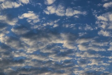 blue sky with clouds