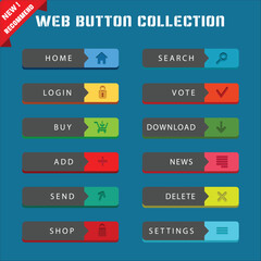 cta web button collection	
