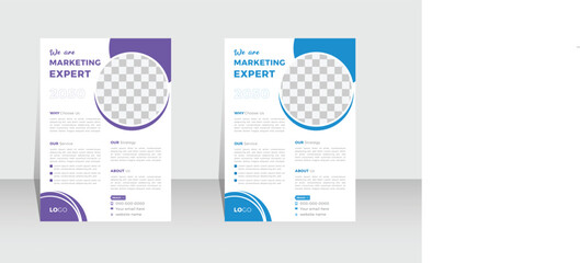 Corporate business flyer template