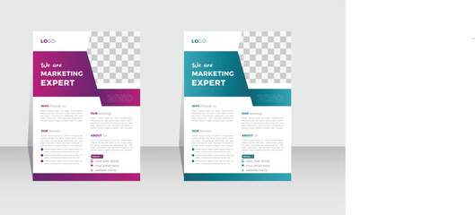 Corporate business flyer template