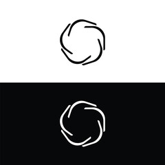 Circle vector logo template design . Circle icon