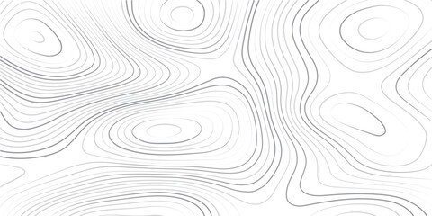 Fototapeta na wymiar Topographic contours map background. Topography geographic white lines background. Geographic lines map on elevation assignment pattern. White paper curved reliefs background.