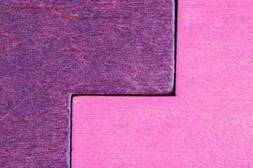 Abstract wooden background. Different shapes wooden blocks.
