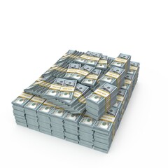 stacks of dollars