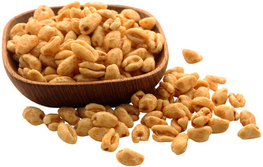 Golden puffed wheat