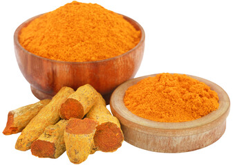 Whole and ground turmeric