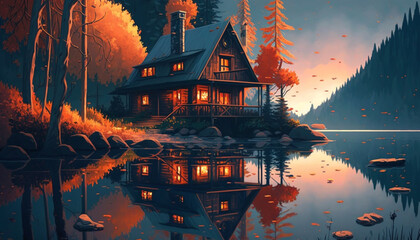 A Relaxing Lakeside House for a Peaceful Getaway