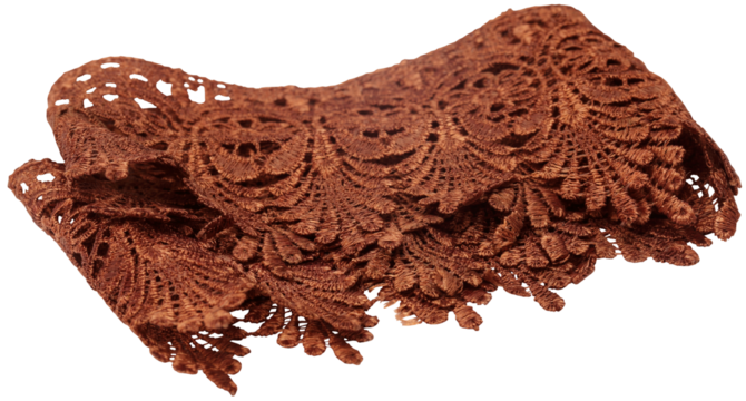 Closeup of cloth lace