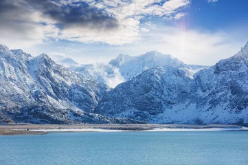 Plexiglas foto achterwand Winter in Sierra Nevada © Galyna Andrushko