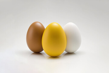 three easter eggs