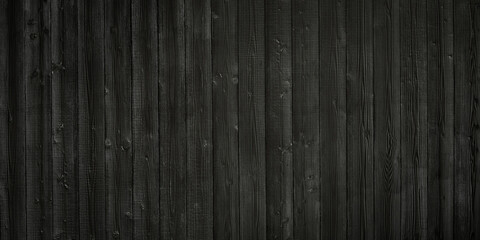 Black Wood Panels Texture Background