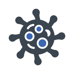 Virus bacteria icon