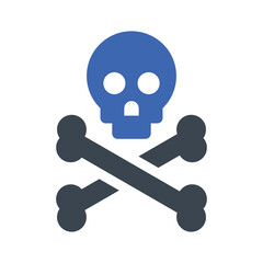 Skull bones icon