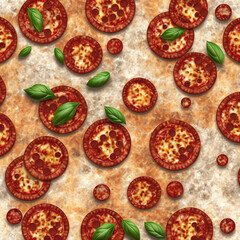 Pizza texture Generative AI