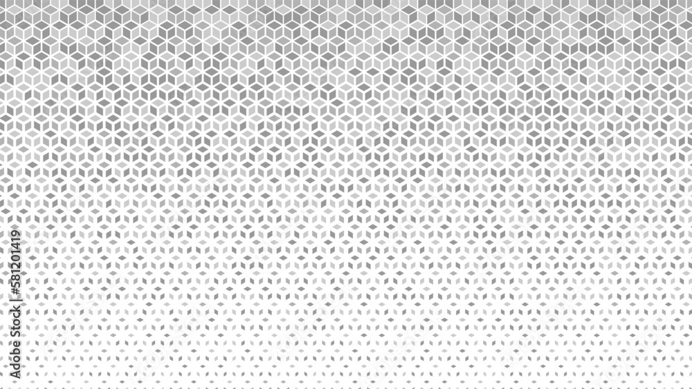 Poster an abstract geometric background with halftone effect.