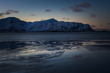 Sunset in Ramberg Beach
