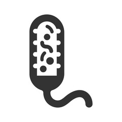 Microbe bacteria icon