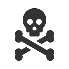 Skull bones icon