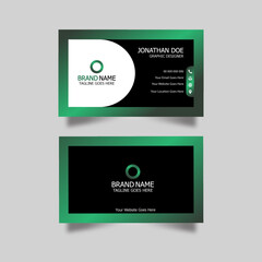 modern business card design . Visiting card for business and personal use. name card template , horizontal simple clean layout design template.  Vector business card template. Vector illustration.