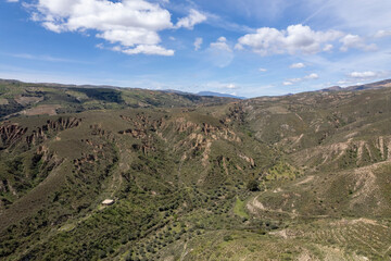 mountainous landscape in the south of Granada