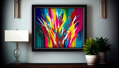 modern living room - AI generated