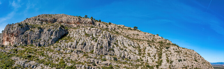 Unspoiled Beauty: Panoramic View of Mountains near Oropesa del Mar, Spain