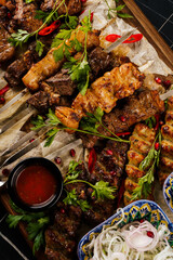 grilled chicken with vegetables