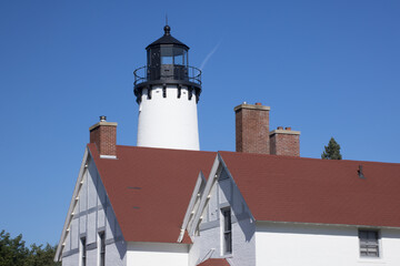 Fototapeta na wymiar Iroquois Point Lighthouse in Michigan