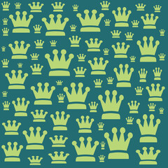 Seamless crown pattern