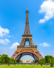 Eiffel Tower and Field of Mars, Paris, France