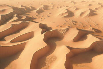 Fototapeta na wymiar Sandscape: A Dune Landscape. Ai generated.