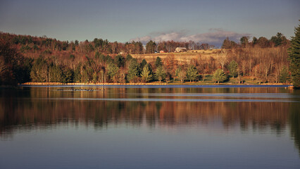 lake in autumn