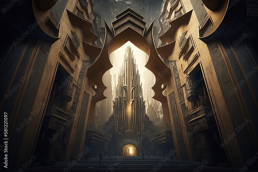 Aufkleber secrets lurking within the labyrinth of the timeless metropolis generative ai