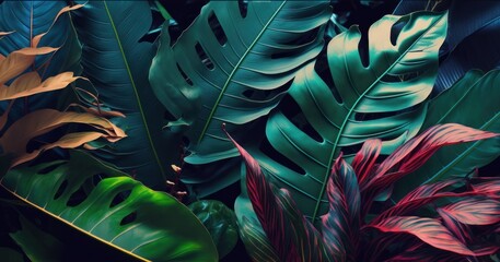 Exotic Leaves Close up