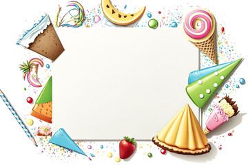 A Splendid summer birthday celebration was enjoyed by children on the edges of a pool - generative ai.