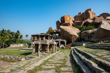 Flight of steps leading to the top of Matanga hill in Hampi © Mihir Joshi