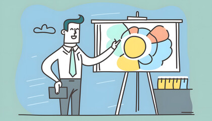 person in a conference