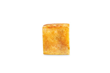 Korean egg rolls, traditional asian food on a white isolated background