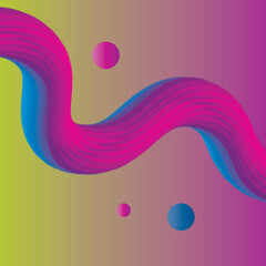 abstract futuristic background bright colorful tunnel and balls
