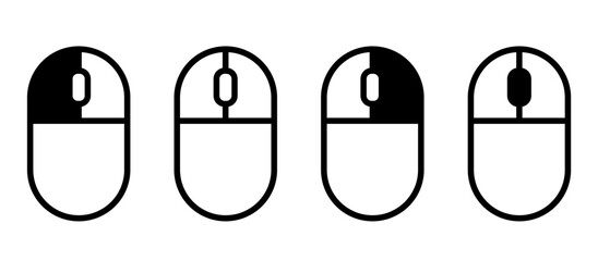 mouse icons set