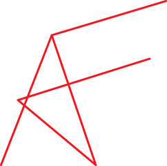 Red AF Letters Logo Template Simple Design For Any Business